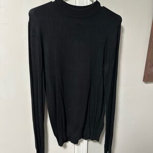 Louis Feraud Men's Black Turtleneck Sweater